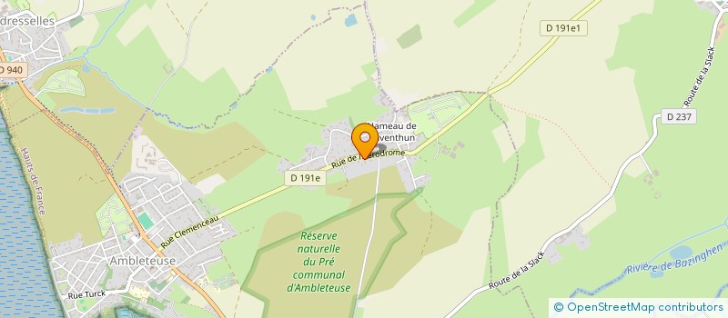 localisation de l'entreprise TOP ART GRAPHIC  AMBLETEUSE