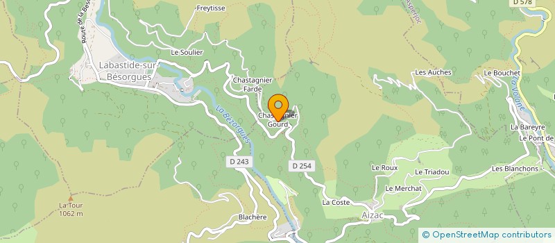 localisation de l'entreprise TOP ASSISTANCE à VALLEES-D'ANTRAIGUES-ASPERJOC