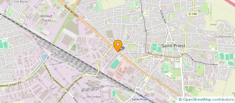 localisation de l'entreprise TOP'ASSURANCES  SAINT-PRIEST