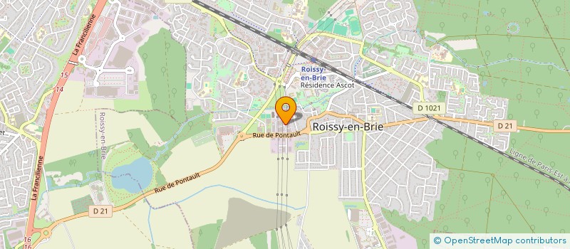 localisation de l'entreprise TOP AUDIO SA  ROISSY-EN-BRIE