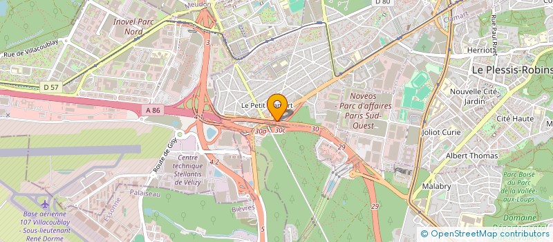 localisation de l'entreprise TOP AUTO 92 à CLAMART
