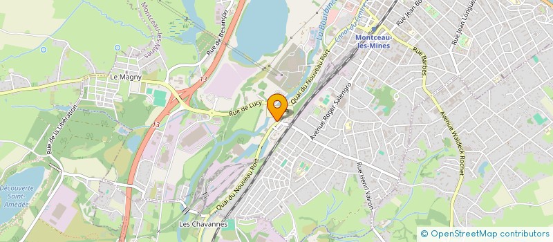 localisation de l'entreprise TOP AUTO  MONTCEAU-LES-MINES