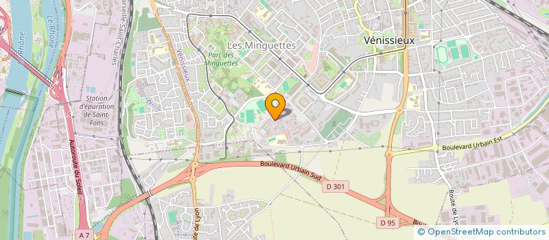 localisation de l'entreprise TOP AUTO  VENISSIEUX