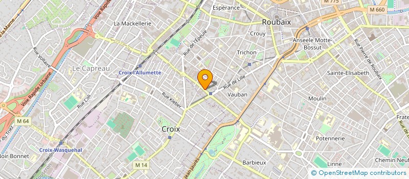 localisation de l'entreprise TOP AUTO SERVICE  ROUBAIX