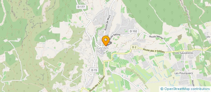 localisation de l'entreprise TOP AVENIR  GORDES