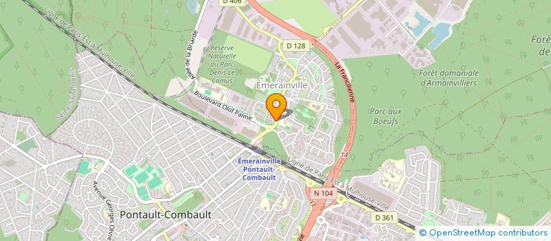 localisation de l'entreprise TOP BARRIERE à EMERAINVILLE