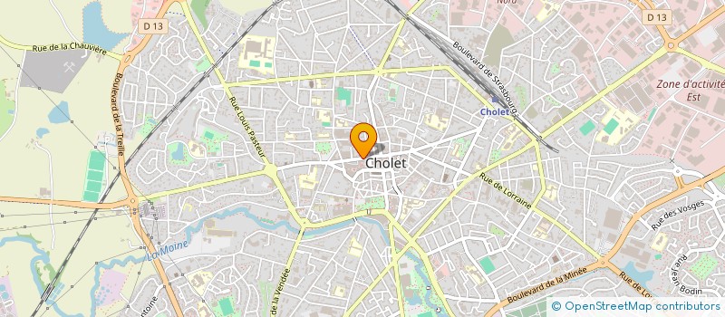 localisation de l'entreprise TOP BASKET CHOLET à CHOLET
