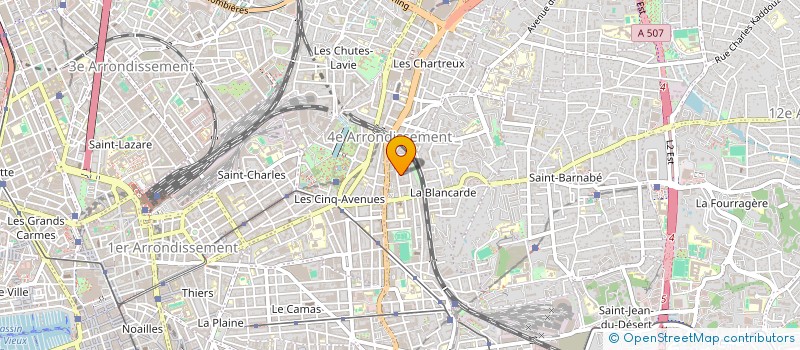 localisation de l'entreprise TOP BAT à MARSEILLE