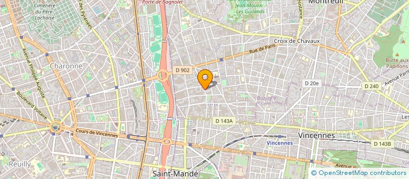 localisation de l'entreprise TOP BATIMENT à MONTREUIL