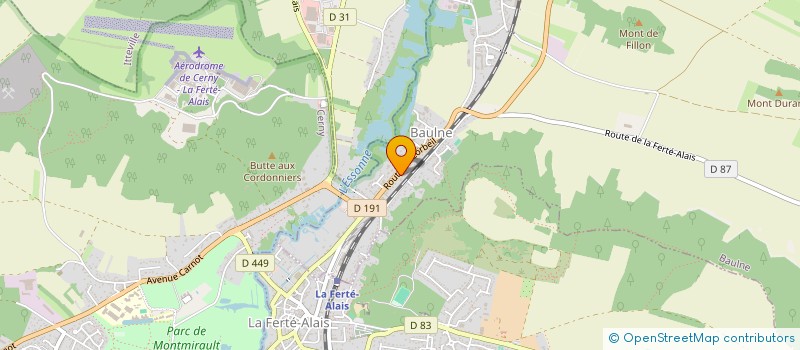 localisation de l'entreprise TOP BATIMENT  BAULNE