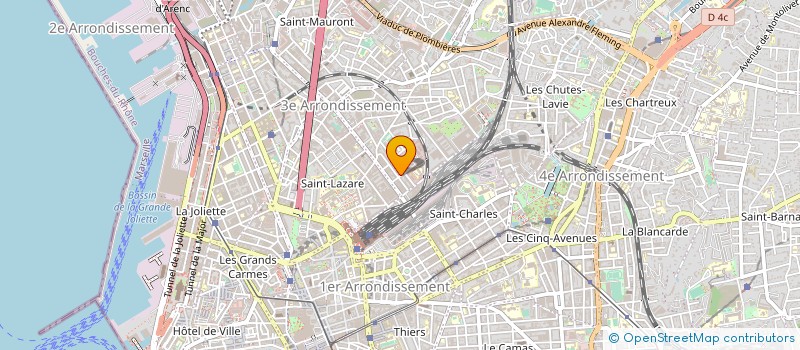 localisation de l'entreprise TOP BATIR à MARSEILLE