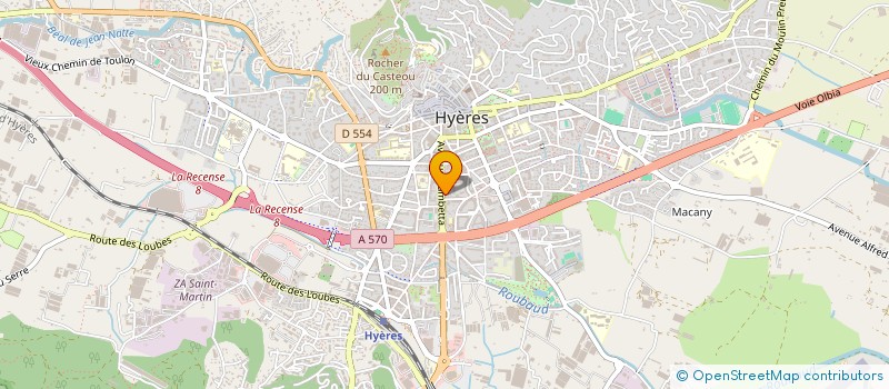 localisation de l'entreprise TOP BEAUTY  HYERES