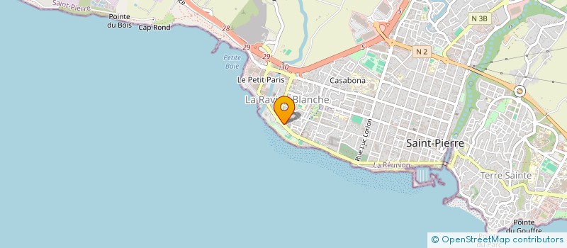 localisation de l'entreprise TOP BOULEVARD  SAINT-PIERRE