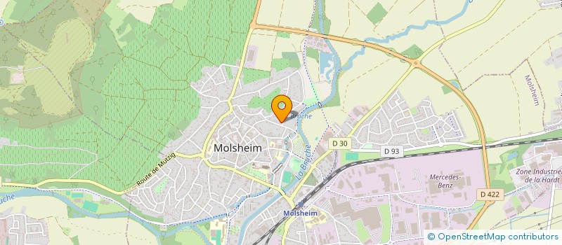 localisation de l'entreprise TOP BRIDGE MOLSHEIM  MOLSHEIM