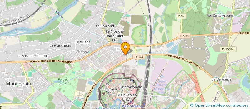 localisation de l'entreprise TOP BROD à CHESSY