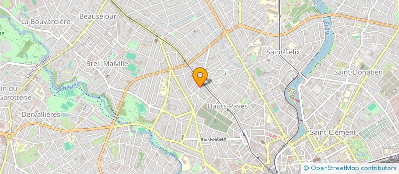 localisation de l'entreprise TOP'CADRE à NANTES