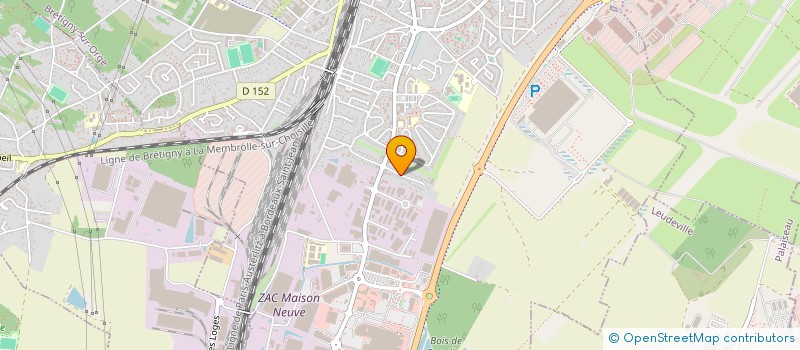 localisation de l'entreprise TOP CARS 91 à BRETIGNY-SUR-ORGE