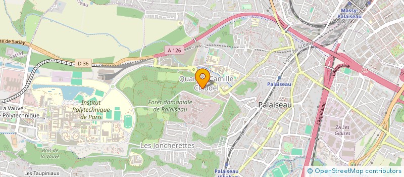 localisation de l'entreprise TOP CARS 91 à PALAISEAU