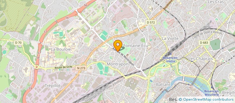 localisation de l'entreprise TOP CARS BESANCON  BESANCON