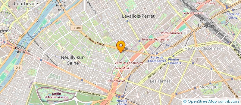 localisation de l'entreprise TOP CARTOUCHE à NEUILLY-SUR-SEINE