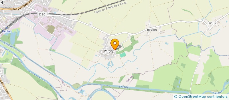 localisation de l'entreprise TOP CHAMP  NANTEUIL-SUR-AISNE