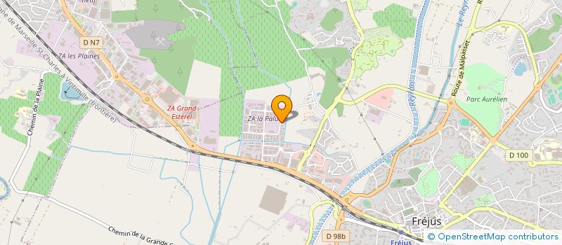 localisation de l'entreprise TOP CHAUFFAGE à FREJUS