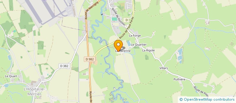 localisation de l'entreprise TOP CHEVAL  PARAY LE MONIAL