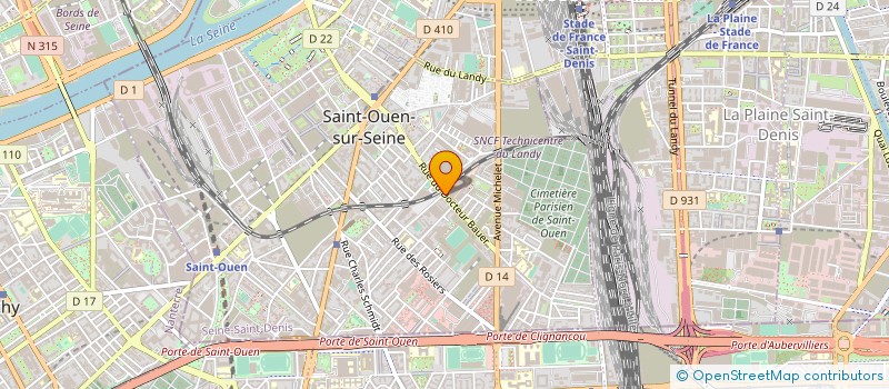 localisation de l'entreprise TOP CHRONO à SAINT-OUEN-SUR-SEINE