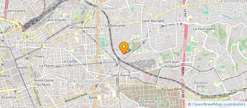 localisation de l'entreprise TOP CHRONO COURSES à MARSEILLE