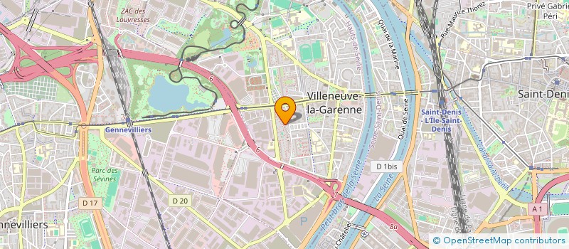 localisation de l'entreprise TOP-CLASS-VTC à VILLENEUVE-LA-GARENNE