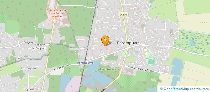 localisation de l'entreprise TOP CLEAN  PAREMPUYRE