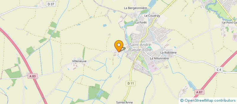 localisation de l'entreprise TOP CLEAN ATLANTIQUE à CHAUCHE