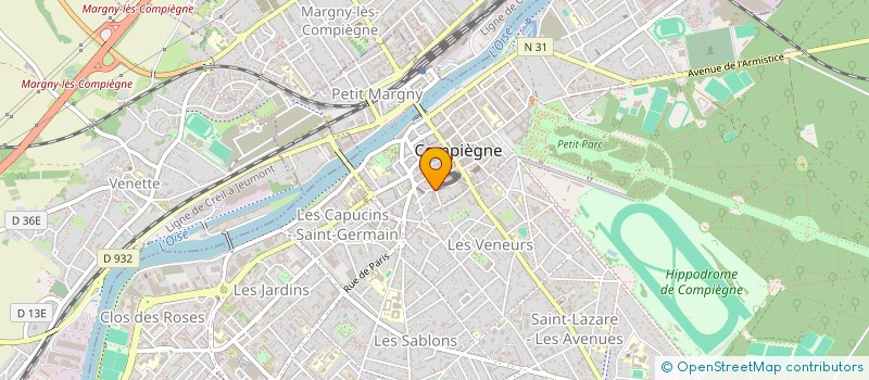 localisation de l'entreprise TOP COACHING CONCEPT à COMPIEGNE