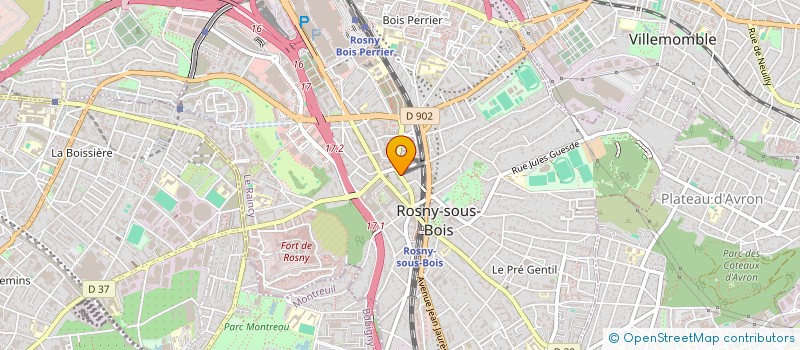 localisation de l'entreprise TOP CODE à ROSNY-SOUS-BOIS