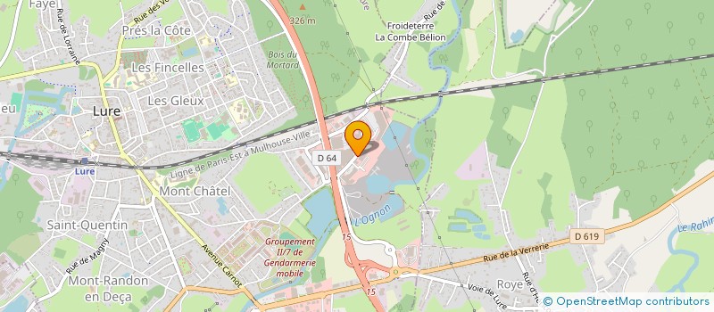 localisation de l'entreprise TOP COIFF ACCESSOIRES  LURE