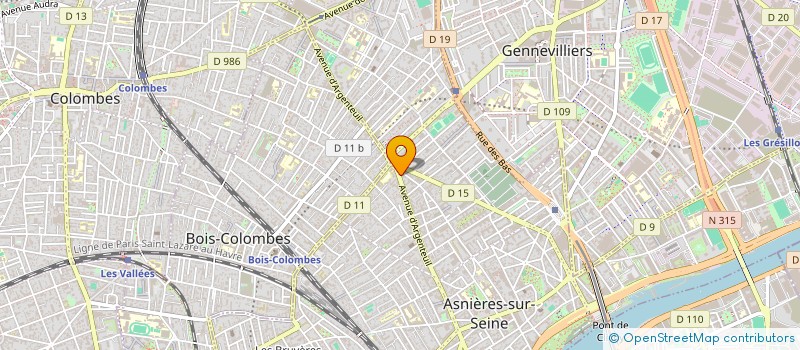 localisation de l'entreprise TOP COIFFURE à ASNIERES-SUR-SEINE