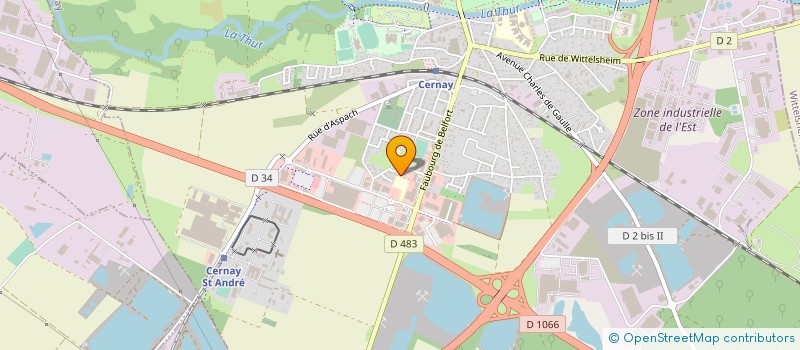 localisation de l'entreprise TOP CONSTRUCTION  STEINBACH