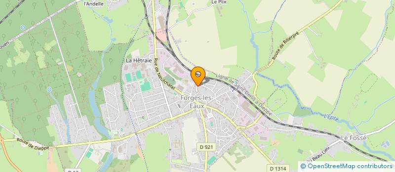 localisation de l'entreprise TOP COURSES à RONCHEROLLES-EN-BRAY
