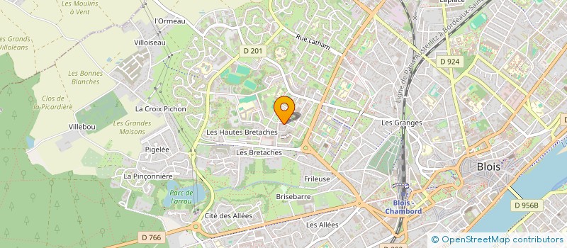 localisation de l'entreprise TOP COURT  BLOIS