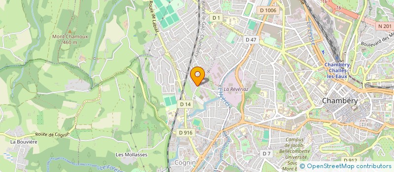 localisation de l'entreprise TOP COUVERTURE DES ALPES à COGNIN