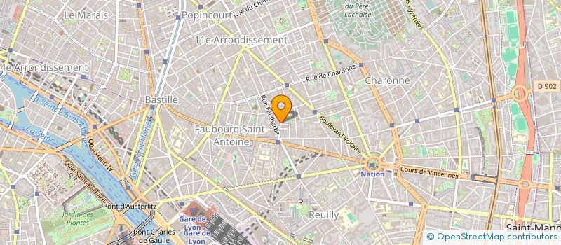 localisation de l'entreprise TOP CREW'S  PARIS