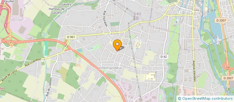 localisation de l'entreprise TOP CULTURE ENSEIGNEMENT LANGUES à VILLEMANDEUR