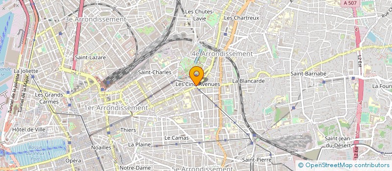 localisation de l'entreprise TOP CUP à MARSEILLE