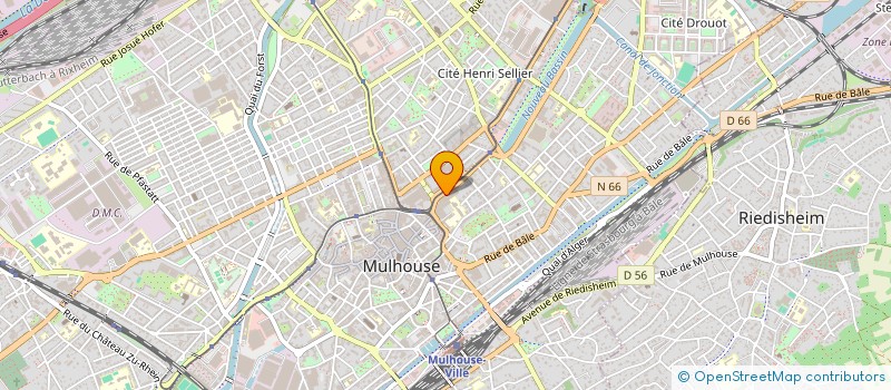 localisation de l'entreprise TOP DEAP à MULHOUSE