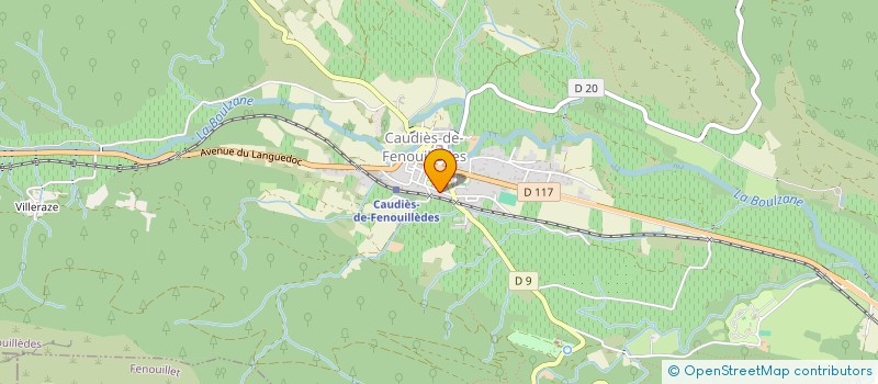 localisation de l'entreprise TOP DEBOUCHAGE  CAUDIES-DE-FENOUILLEDES