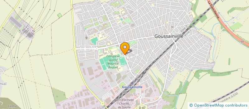 localisation de l'entreprise TOP DELIVERY à GOUSSAINVILLE