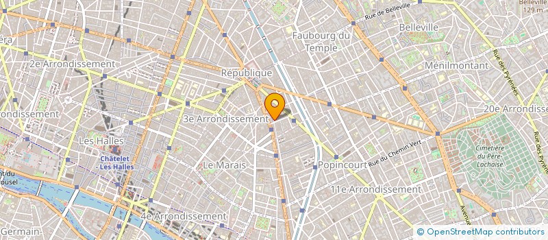 localisation de l'entreprise TOP DEM à PARIS
