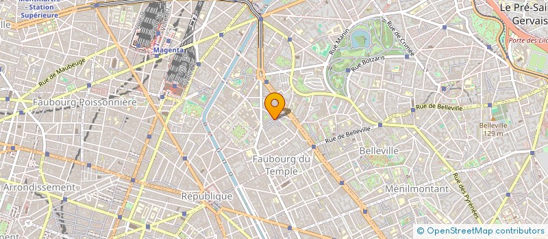 localisation de l'entreprise TOP DIFFUSION  PARIS