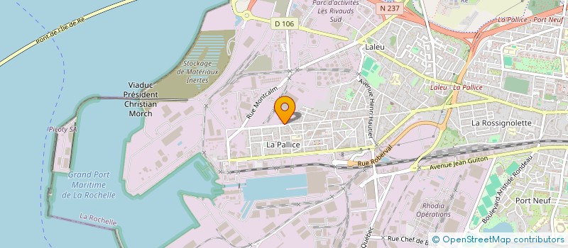 localisation de l'entreprise TOP DISTRIBUTION à LA ROCHELLE
