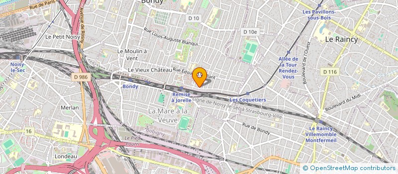 localisation de l'entreprise TOP DISTRIBUTION INTERNATIONALE DE PARIS à BONDY